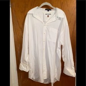Vintage Tommy Hilfiger White Dress Shirt